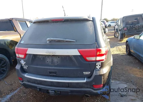 2012 Jeep Grand Cherokee Overland из США, поврежденный, VIN 1C4RJFCG2CC267370